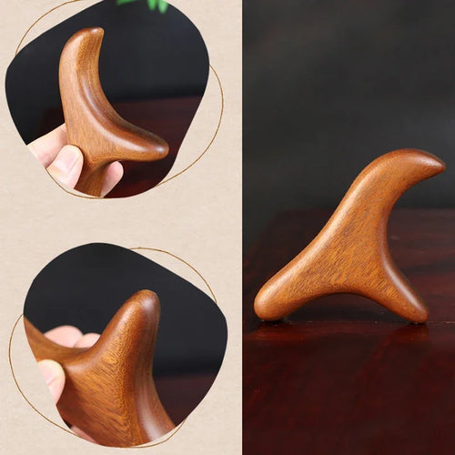 Portable Lightweight Wood Massage Tool Gua Sha for Lymphatic Facial Massage and Muscle Relief Scraping Body Tool for Relaxation
