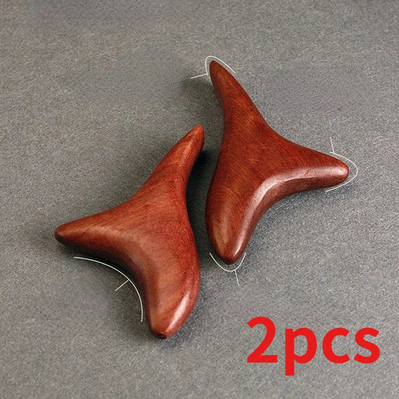 Portable Lightweight Wood Massage Tool Gua Sha for Lymphatic Facial Massage and Muscle Relief Scraping Body Tool for Relaxation